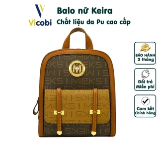 Balo nữ da Keira Vicobi B6, thiết kế thời trang công sở, đi học, văn phòng, du lịch