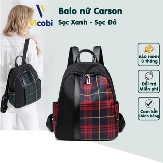 Balo nữ vải Oxford Carson Vicobi B4, đựng vừa giấy A4 và laptop 13inch trở xuống