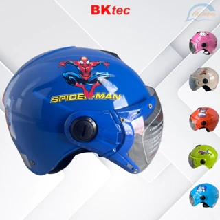 Nón bảo hiểm trẻ em BKtec BK14 - Dành cho bé từ 5 đến 10 tuổi, bé nặng dưới 30kg, Vòng đầu từ 52-54cm, Bảo Hành 12 tháng