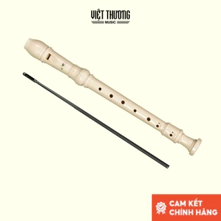 Sáo Recorder Lazer LB-339A, thiết kế thế bấm Baroque màu trắng - Việt Thương Music