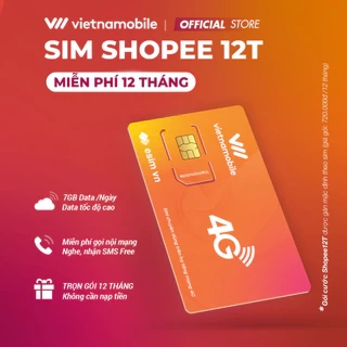 Sim Data Vietnamobile 7GB/Ngày - 210GB/Tháng, Miễn Phí Gọi Nội Mạng. Độc Quyền VIETNAMOBILE - SIMTHEVN