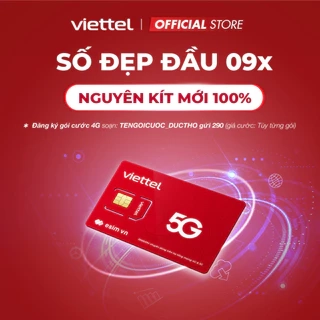 Số Đẹp 4G Viettel Nguyên KIT. Đăng Ký Chính Chủ Qua MYVIETTEL. ĐK Được Gói SD70, 5G135N, V90B, MXH100