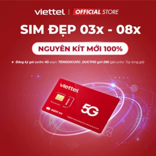 Sim 4G Viettel Tomato Nguyên KIT - Đăng Ký Chính Chủ Tại CH VT. Được ĐK Gói SD70 SD125Z SD135 V180B