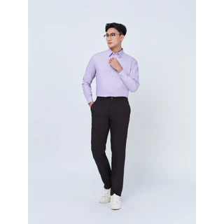 Sơ mi dài tay lai bầu VIETTIEN vải Viscose phom REGULAR VT00000316