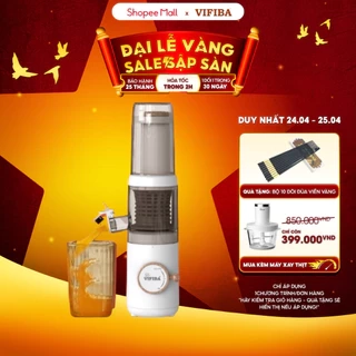 Máy Ép Chậm Daiki Vifiba, Máy Ép Trái Cây 120W, Máy Làm Kem Hoa Quả, Bảo hành 25 tháng