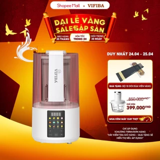 Máy Làm Sữa Hạt Chống Ồn 15in1 Chính Hãng Vifiba, Máy Xay Nấu Đa Năng, Nấu Cháo, Hầm, Súp, VE16