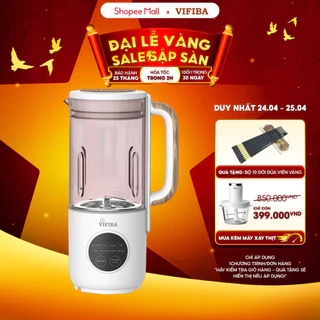 Máy Xay Nấu Sữa Hạt 8in1 VIFIBA Chính Hãng, Máy Làm Sữa Hạt 10 Lưỡi Dao, Dung Tích 1L VE14