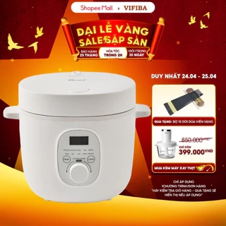 Nồi Cơm Điện Mini Thông Minh 10in1 VIFIBA, Chức Năng Hẹn Giờ Nấu Cơm, Cho 1 - 2 người ăn