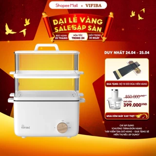 Nồi Lẩu Hấp vuống Đa Năng SAKI VIFIBA Chính Hãng 1000W Gia Nhiệt Nhanh – Ngăn Lẩu 5L Hấp Và Tiệ
