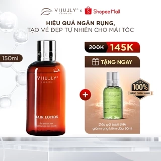 SPECIAL DEAL - Xịt dưỡng tóc tinh dầu bưởi ( Hair Lotion ) Vi Jully 150ml kèm Dầu xả Mini size 50ml