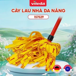 Cây lau nhà VILEDA Supermocio Soft vải sợi siêu nhỏ, siêu thấm dùng cho sàn gỗ - chính hãng Vileda