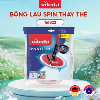 Bông lau thay thế VILEDA cho cây lau nhà Spin&Clean diệt khuẩn 99%