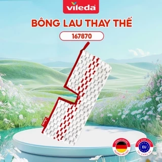 Bông lau thay thế chổi lau nhà VILEDA Promist Max 3 Spray vải dệt poly cotton