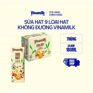 Thùng 24 hộp Sữa hạt 9 loại hạt Vinamilk - hộp 180ml
