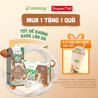 Thùng Veyo sữa hạt 05 loại cao cấp (10 hộp x 1 Lít)