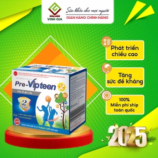 Cốm Tăng Chiều Cao Pre-Vipteen 2, Tăng Sức Đề Kháng Cho Trẻ Từ 6 Tháng Tuổi