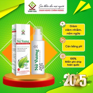 Dung Dịch Gel Vệ Sinh Phụ Nữ - Nữ Vương Chăm Sóc và Làm Sạch Vùng Kín Hàng Ngày 100ml/ 1h