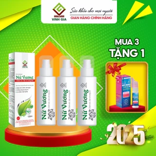 Dung Dịch Vệ Sinh Phụ Nữ - Nữ Vương Gel Vinh Gia Làm Sạch Vùng Kín Hàng Ngày 100ml (Combo)