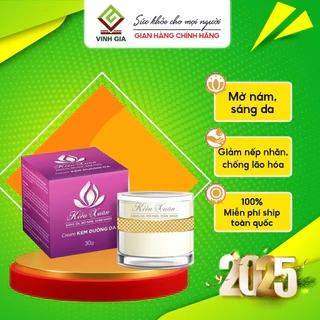 Kem Dưỡng Da Kiều Xuân Giúp Mờ Nám, Sáng Da, Mờ Nếp Nhăn Ngừa Lão Hoá Cho Da Tươi Trẻ Hộp 30G