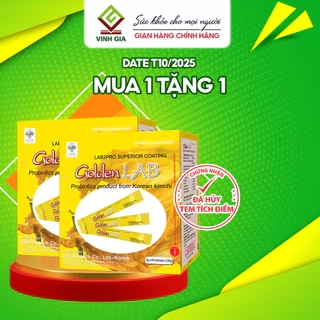 Men Vi Sinh Golden Lab Từ Kim Chi Hàn Quốc, Cải Thiện Tiêu Hóa,Tăng Hấp Thu HSD T10/25