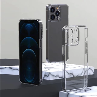 Ốp Lưng iPhone Trong Suốt Cao Cấp, Chống Sốc, Bảo Vệ Camera iP 6/6s/7/8/Plus/X/XS/XR/11/12/13/14/15/Pro/Max - Viny Tech