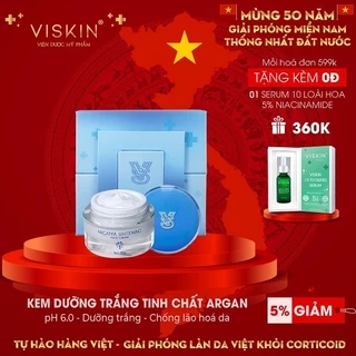 Kem dưỡng trắng VISKIN tinh chất Argan - 30g [CHÍNH HÃNG]