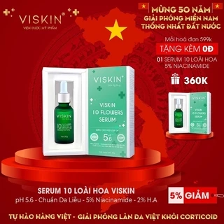 Serum 10 loài hoa VISKIN - 30g [CHÍNH HÃNG]