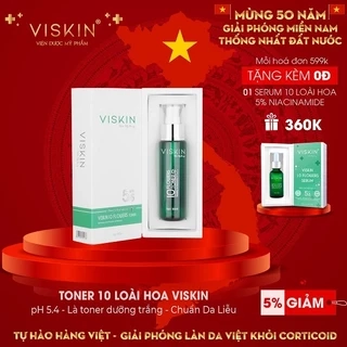 Toner 10 loài hoa VISKIN - 100ml [CHÍNH HÃNG]