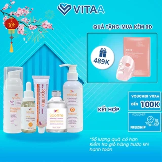 Bộ 5 Sản Phẩm Loại Bỏ Nám Tàn Nhang Spotlite - Phân Phối Độc Quyền Online Bởi VitaA Nhập Khẩu Chính Hãng Từ Israel