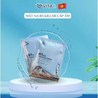 Mặt nạ cấp ẩm dưỡng trắng B5 Kr Lab phục hồi da nhạy cảm giúp da căng mịn tăng đàn hồi