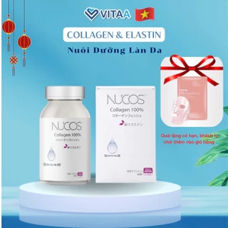 Viên uống collagen nhật bản NUCOS giảm lão hóa, nếp nhăn tăng độ đàn hồi da 90 viên