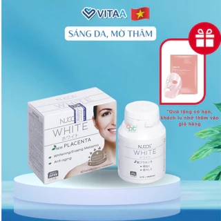 Viên uống trắng da nhật bản NUCOS giúp làm sáng, đều màu da mờ thâm nám, chống oxy hóa 60 viên