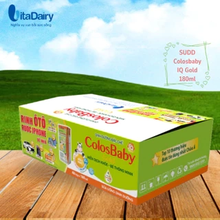 SUDD ColosBaby IQ Gold 180ml - thùng 48 hộp - VitaDairy
