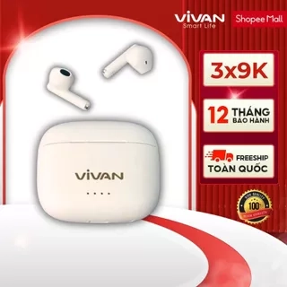 Tai Nghe Không Dây Bluetooth 5.3 VIVAN Infinity GT2 Chống Nước IPX4 Playtime Đến 40H