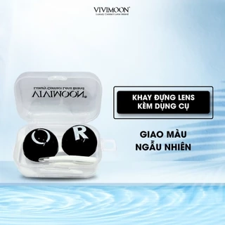 Khay đựng kính áp tròng VIVIMOON LENS kèm dụng cụ gắp lens
