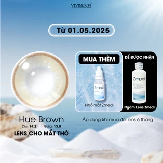 Kính áp tròng VIVIMOON LENS cận trong suốt 3 tháng cho mắt thở Vivimedi Oxy Plus giá 1 chiếc