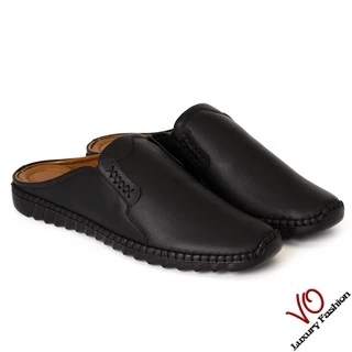 Dép bít đầu- dép sục da bò thật VO Shoes_KK42