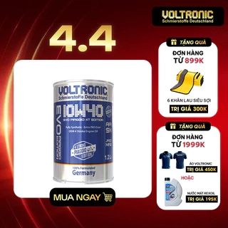 Dầu nhớt nhập khẩu đức VOLTRONIC advance scooter 4t performance 10w40 1.2l chuyên dành cho xe piaggio, vespa