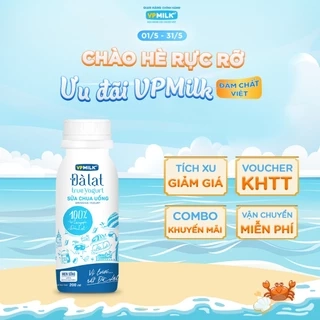 Sữa chua uống VPMilk Đà Lạt True Yogurt - chai 950ml
