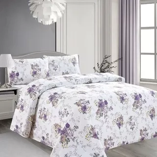 Bộ tấm trải Goodnight Basic 3CT, 2 vỏ gối và 1 ga phủ freesize hoạ tiết ngẫu nhiên