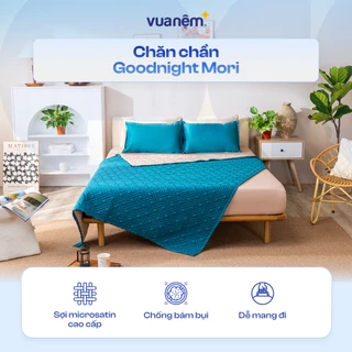 Chăn Goodnight Mori đơn sắc 160x200cm mềm mại, độ bền cao, kháng ẩm tốt