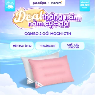 Combo 2 gối lông vũ định hình Goodnight Mochi