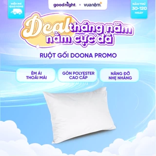 Gối bông Doona Promo 45x65cm nâng đỡ nhẹ nhàng êm ái, thoáng khí