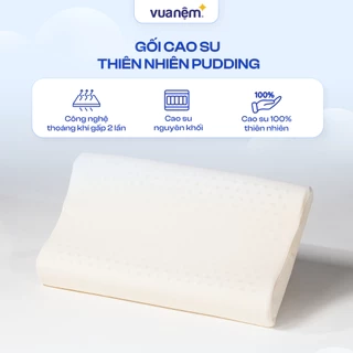 Gối Cao Su Thiên Nhiên Gummi Cookie Nâng Đỡ Chắc Chắn, Thông Thoáng, Thiết Kế Độ Cong Phù Hợp