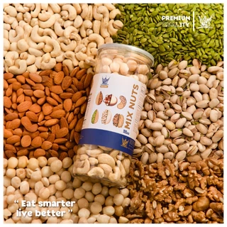 Hạt Mix 6 loại hạt Tươi Vua Yến Mạch Ăn Vặt Healthy Mẹ Bầu Hữu cơ