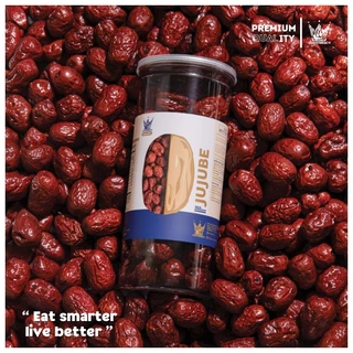 Táo Đỏ Hàn Quốc Vua Yến Mạch thượng hạng sấy khô đặc biệt loại 1 hộp 350gr Healthy Food