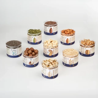 Set Combo 9 loại hạt siêu dinh dưỡng dùng làm sữa, làm bánh, ăn vặt , làm granola, mẹ bầu, healthy eat clean
