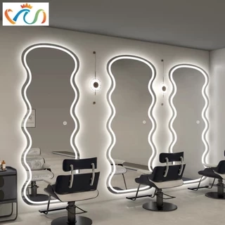 Gương toàn thân decor VUADECOR led cảm ứng, kích thước 50x150cm (Full phụ kiện)