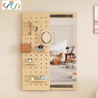 Gương cánh trượt thông minh Chữ nhật led cảm ứng viền phun cát cao cấp VUADECOR (tặng kệ và núm gỗ) kích thước 65x120