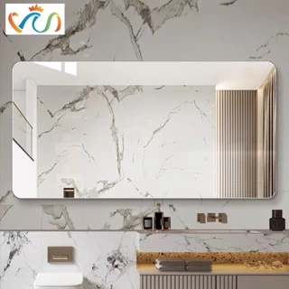 Gương treo tường không khung mài xiết VUADECOR nhiều mẫu kích thước 70x90cm (Full phụ kiện)